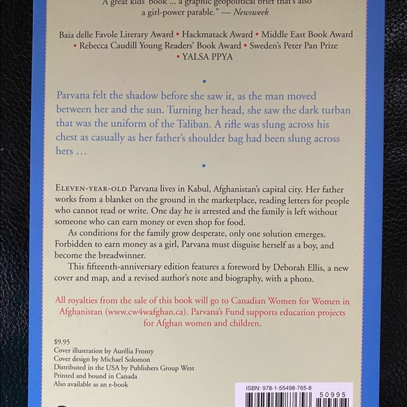 📘New-The Breadwinner Novel - Picture 2 of 5